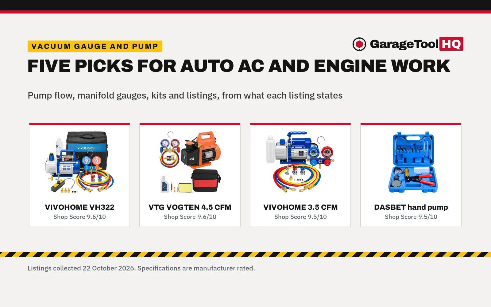 Best Vacuum Gauge and Pump (2026)