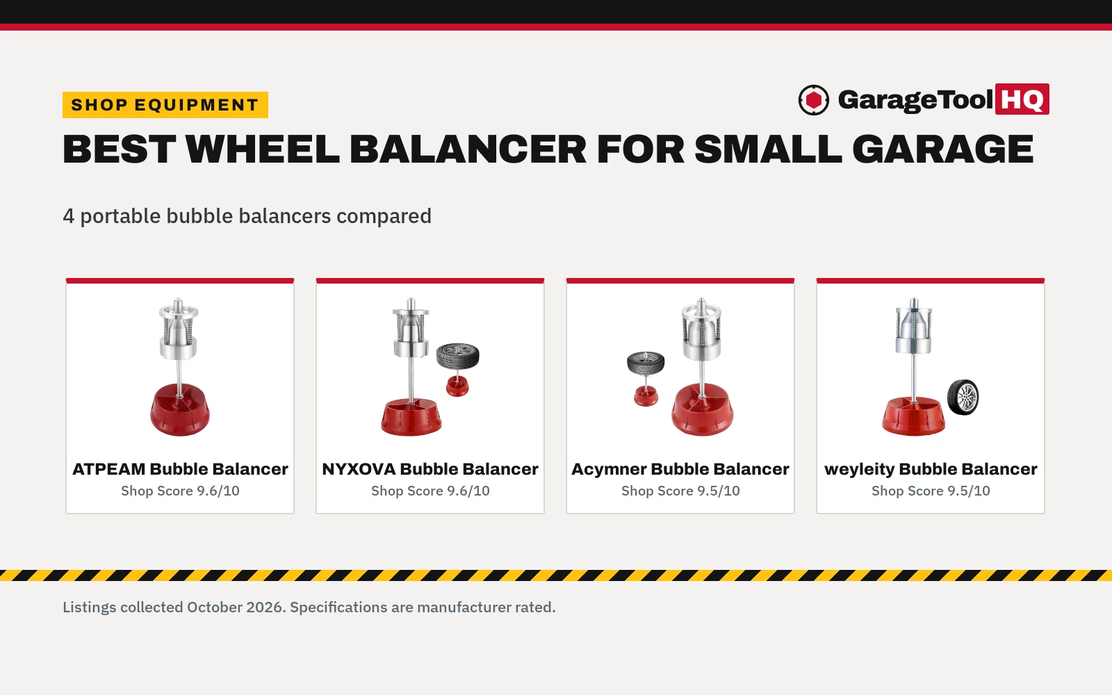 Best Wheel Balancer for Small Garage (2026): 4 Compared