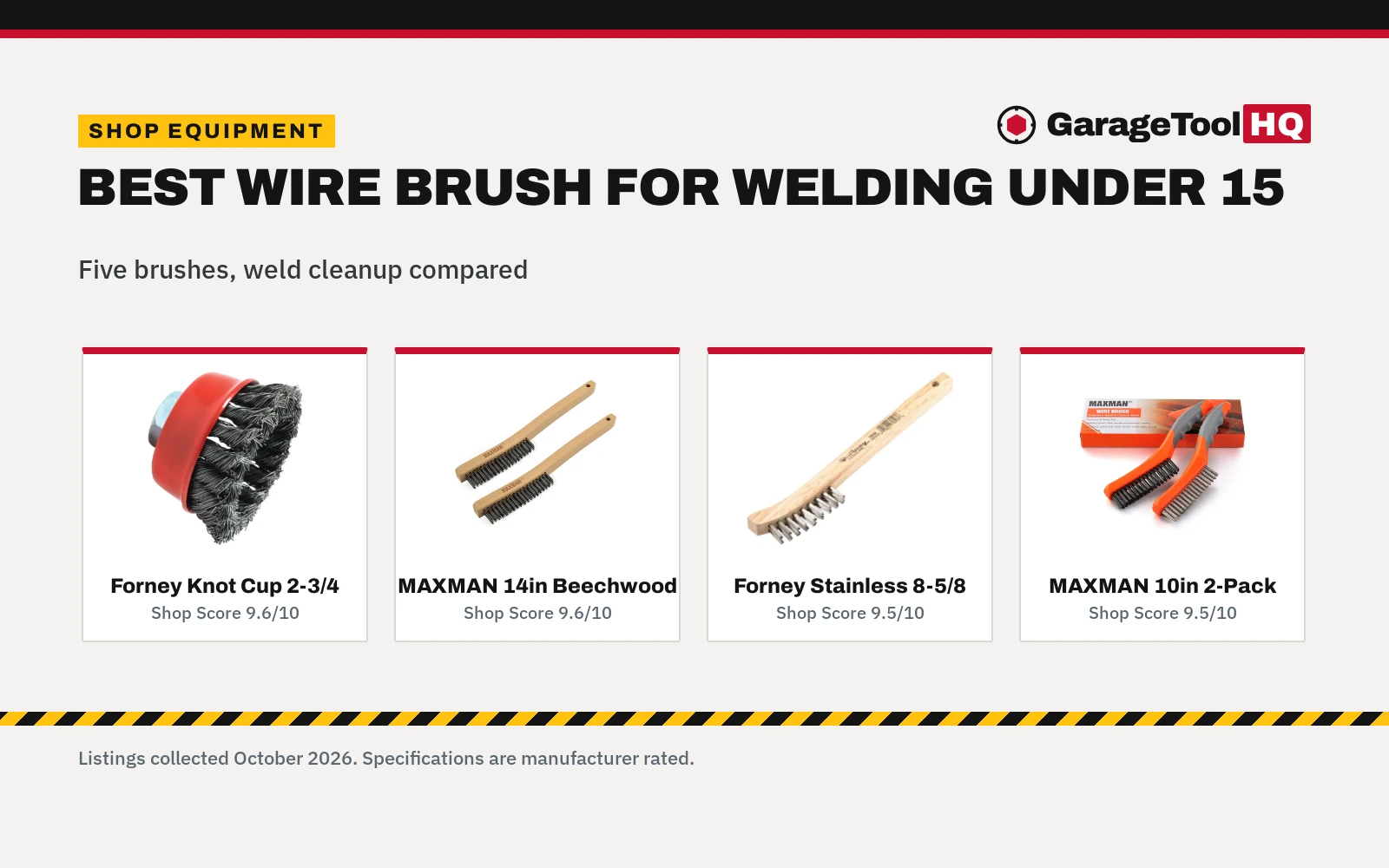 Best Wire Brush for Welding Under 15 (2026): 5 Picks