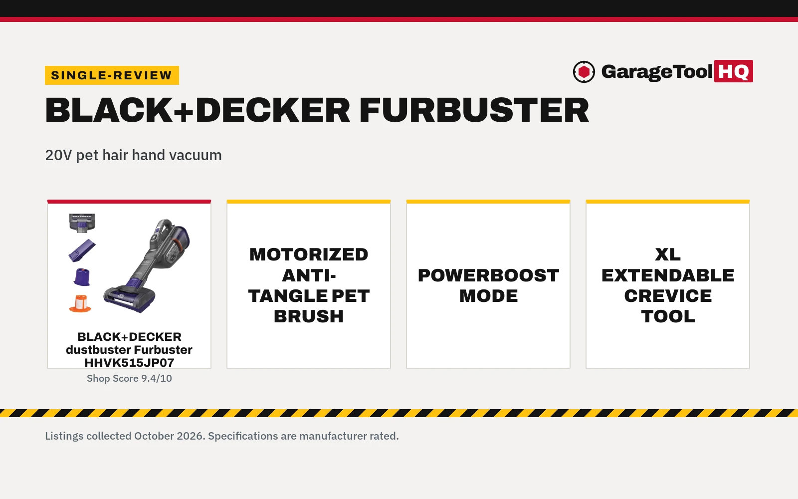 BLACK+DECKER Furbuster Review (2026): Pet Hair Vac