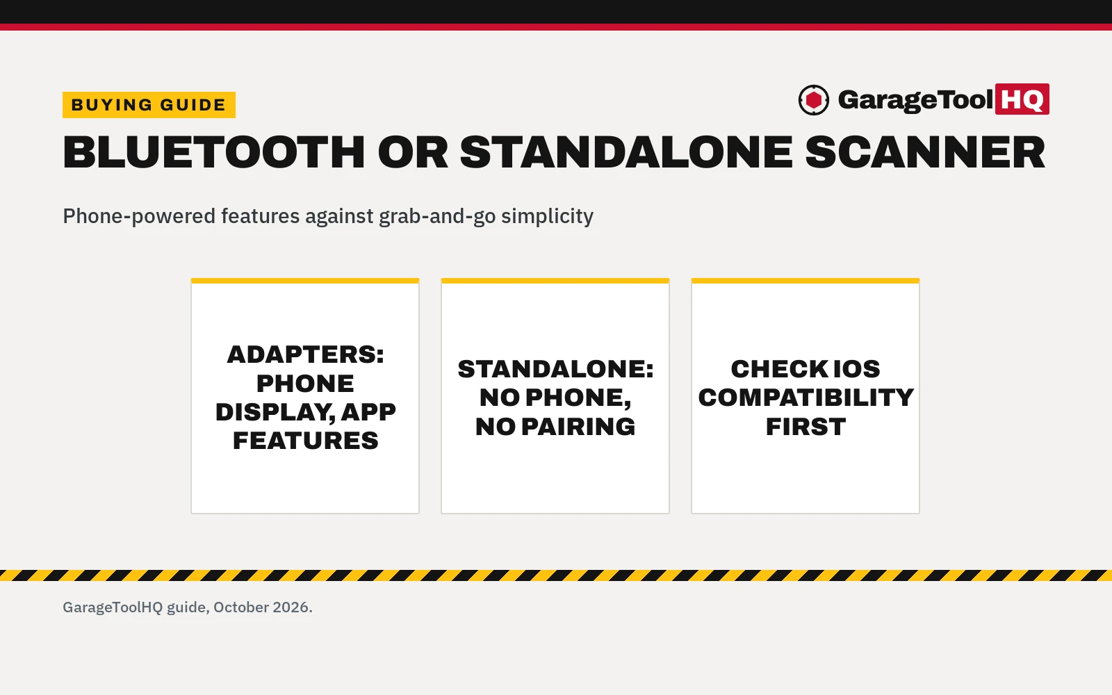 Bluetooth vs Standalone OBD2 Scanner: Which One Should You Buy?