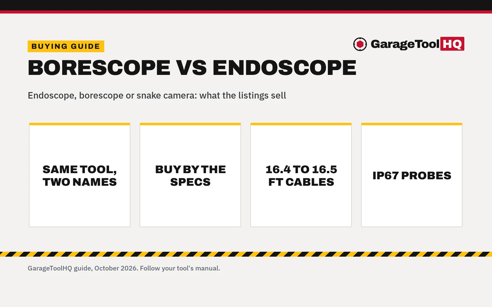Borescope vs Endoscope: Which One Should You Buy?