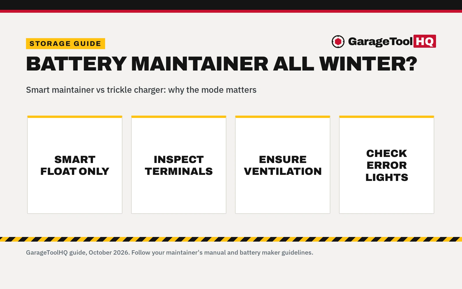 Can You Leave a Battery Maintainer on All Winter? What to Know