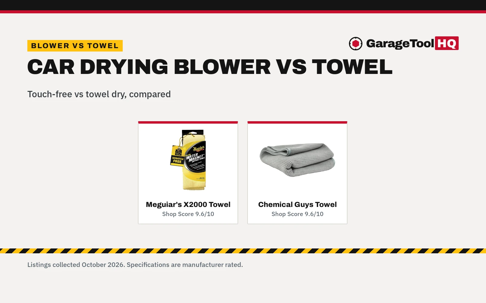Car Drying Blower vs Towel: Which Dries Better?