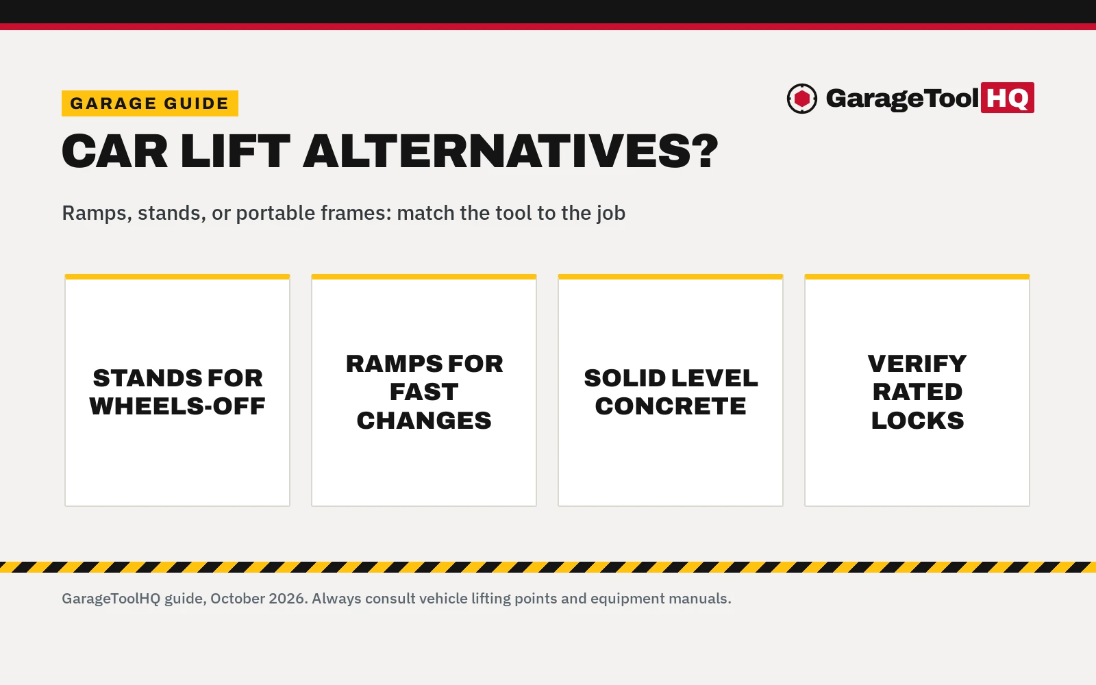 Car Lift Alternatives: Which One Should You Buy?