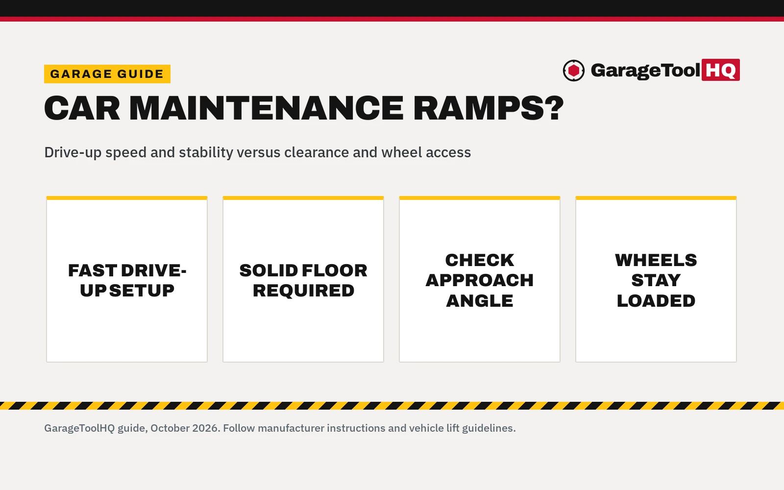 Car Maintenance Ramps Pros and Cons: What to Know (2026)