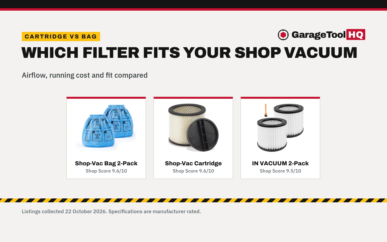 Cartridge vs Bag Shop Vacuum: Which One Should You Buy?