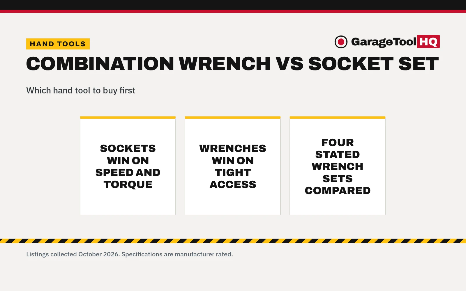 Combination Wrench vs Socket Set: Which One Should You Buy?