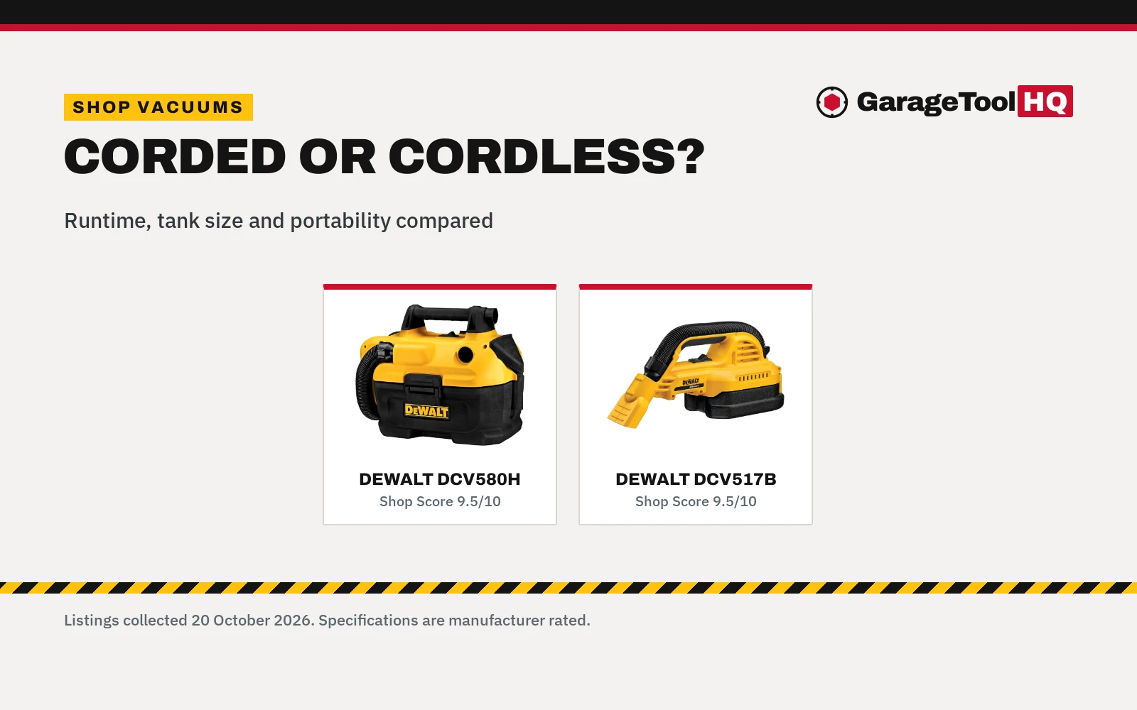 Corded vs Cordless Shop Vacuum: Which One Should You Buy?
