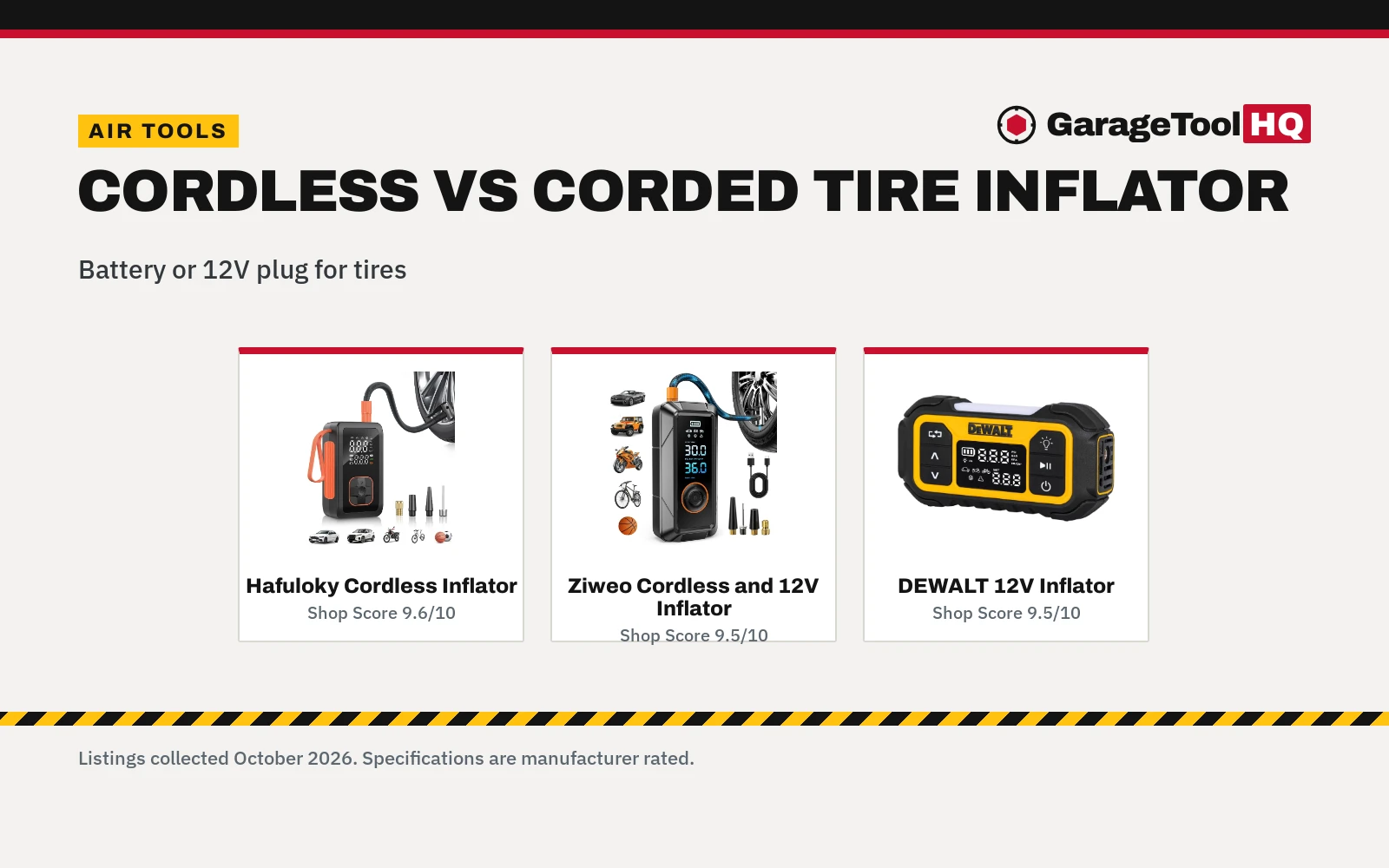 Cordless vs Corded Tire Inflator: Which One Should You Buy?
