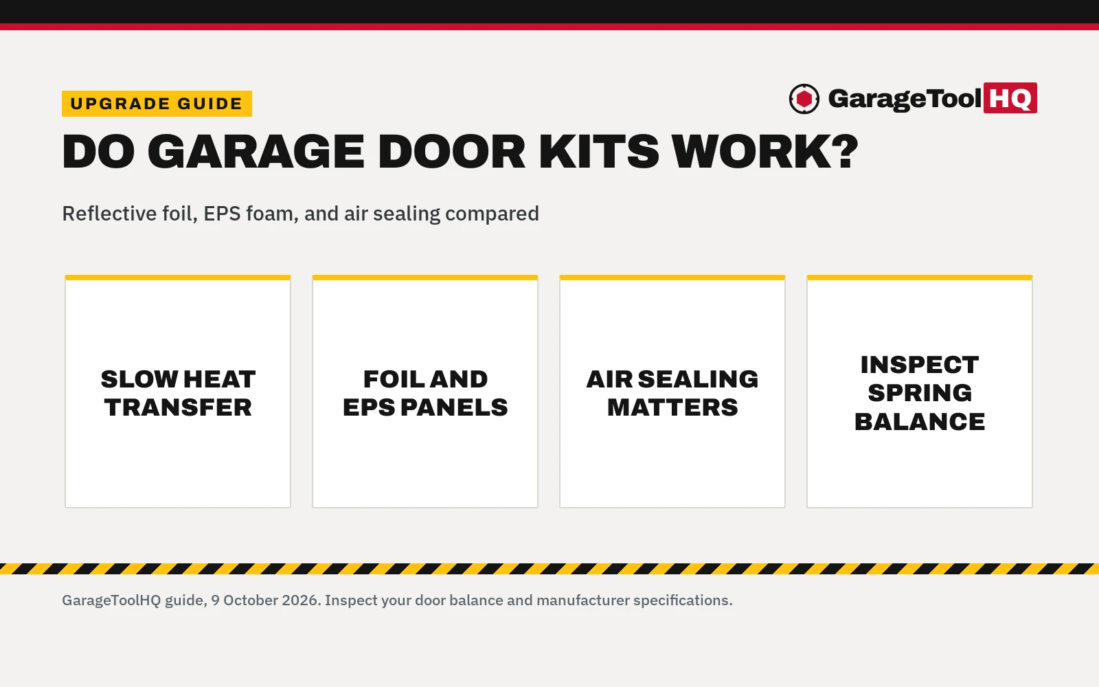 Do Garage Door Insulation Kits Work? What to Know