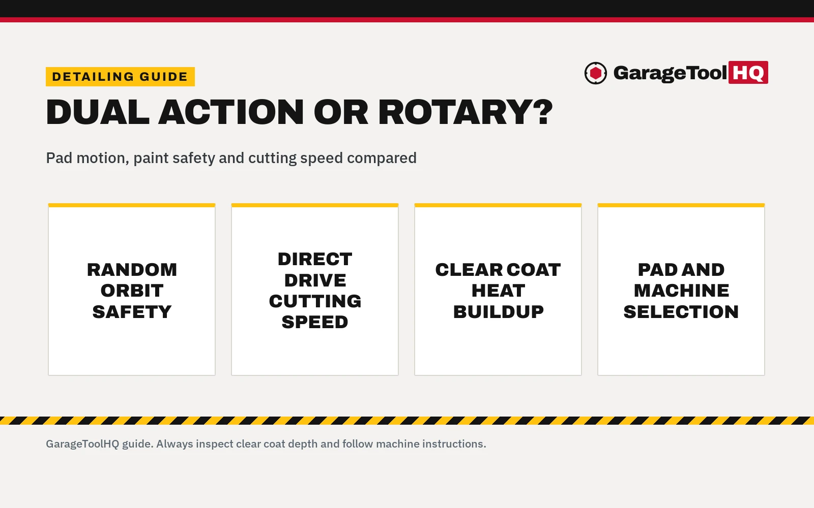 Dual Action vs Rotary Polisher: Differences Explained
