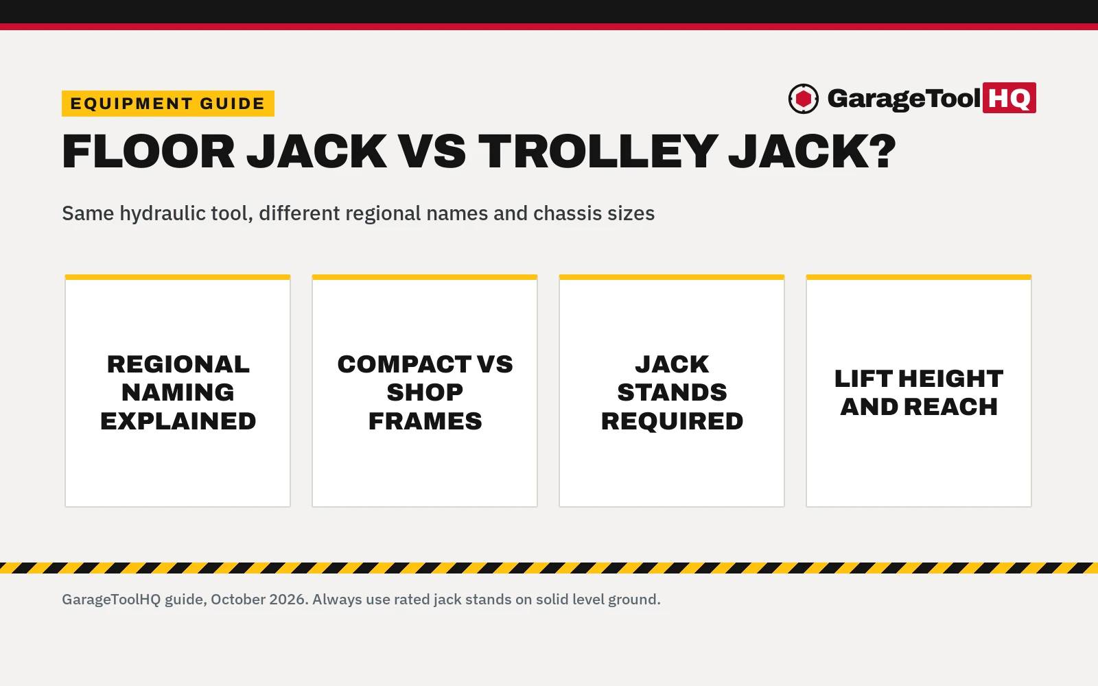 Floor Jack vs Trolley Jack: Which One Should You Buy?
