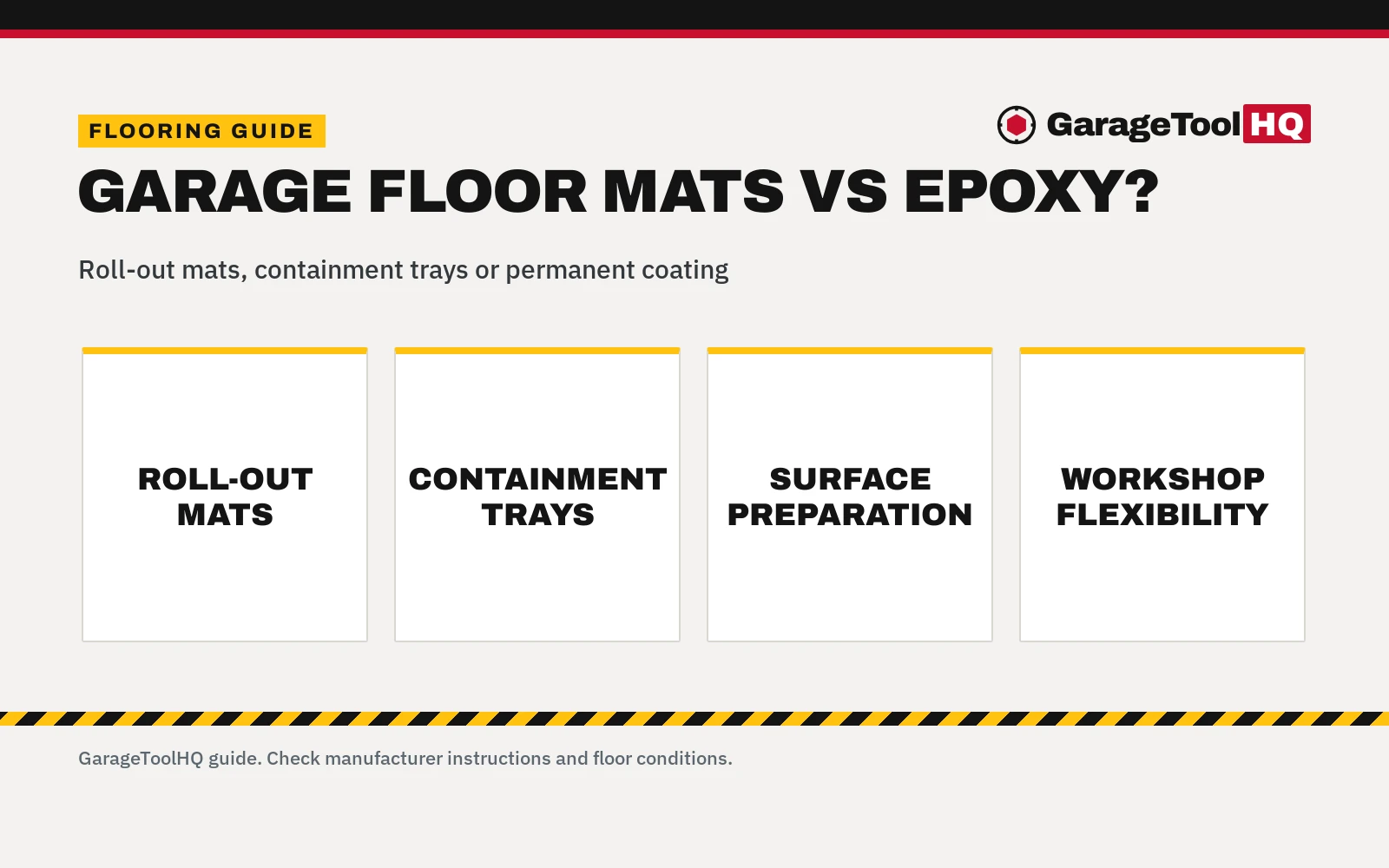 Garage Floor Mats vs Epoxy: Which One Should You Buy?