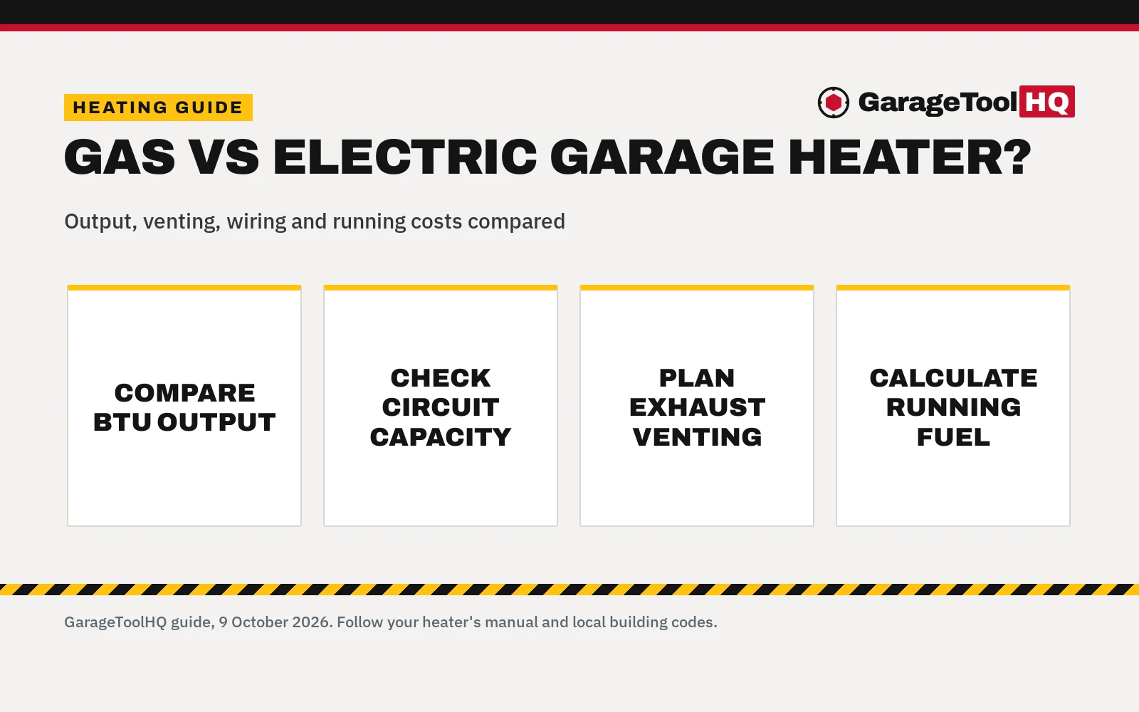 Garage Heater Gas vs Electric: Which One Should You Buy?