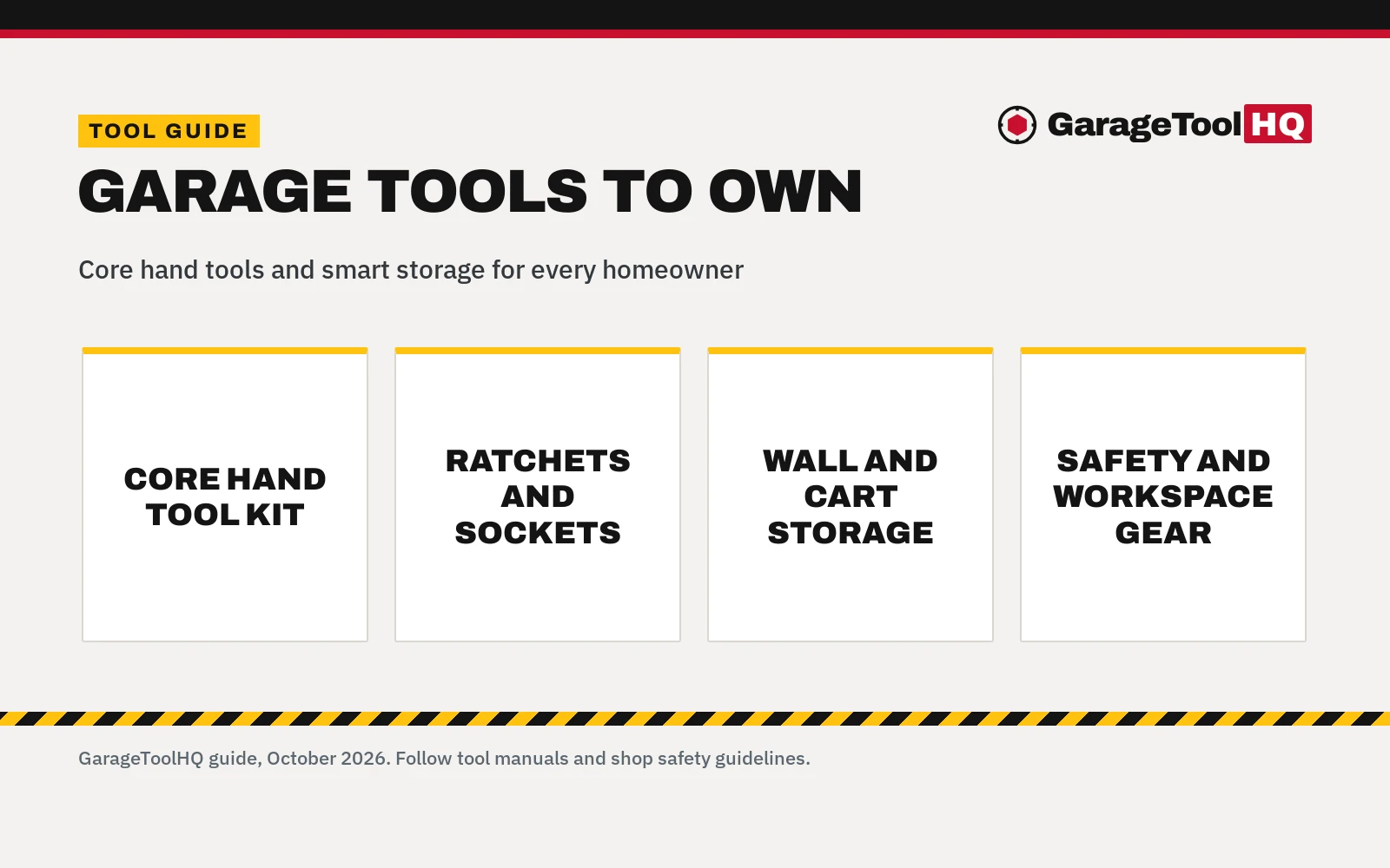 Garage Tools Every Homeowner Should Own: Essential Setup Guide