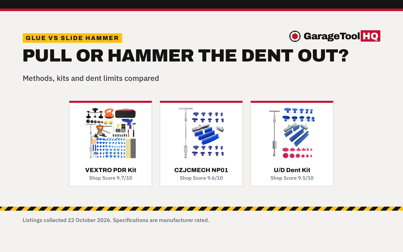 Glue Puller vs Slide Hammer Dent Puller: Which One Should You Buy?
