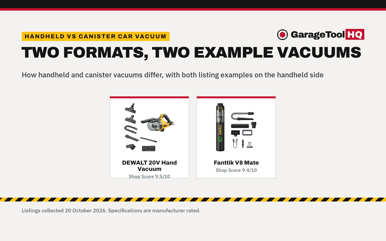 Handheld vs Canister Car Vacuum: Which One Should You Buy?