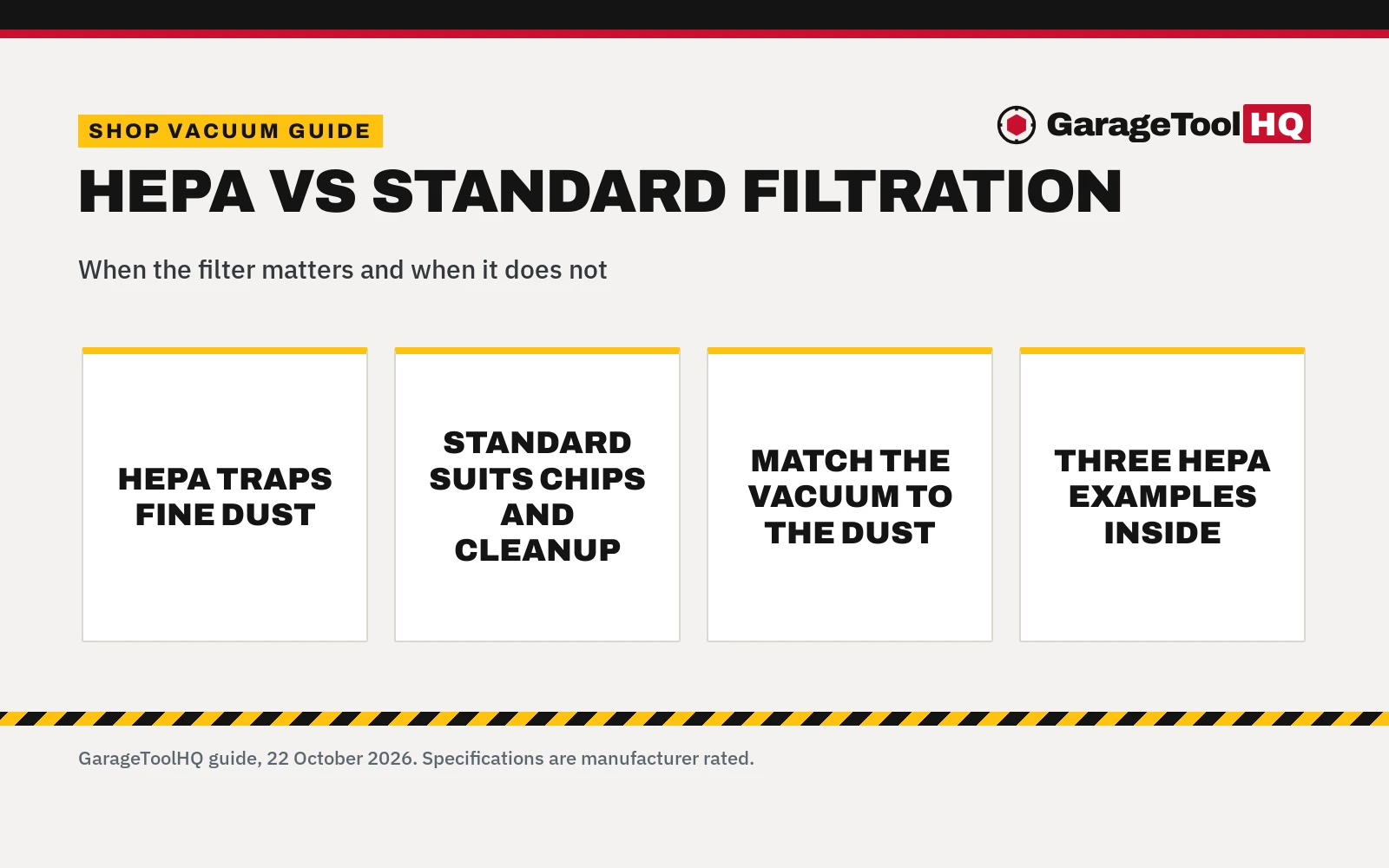 Hepa vs Standard Shop Vacuum: Which One Should You Buy?