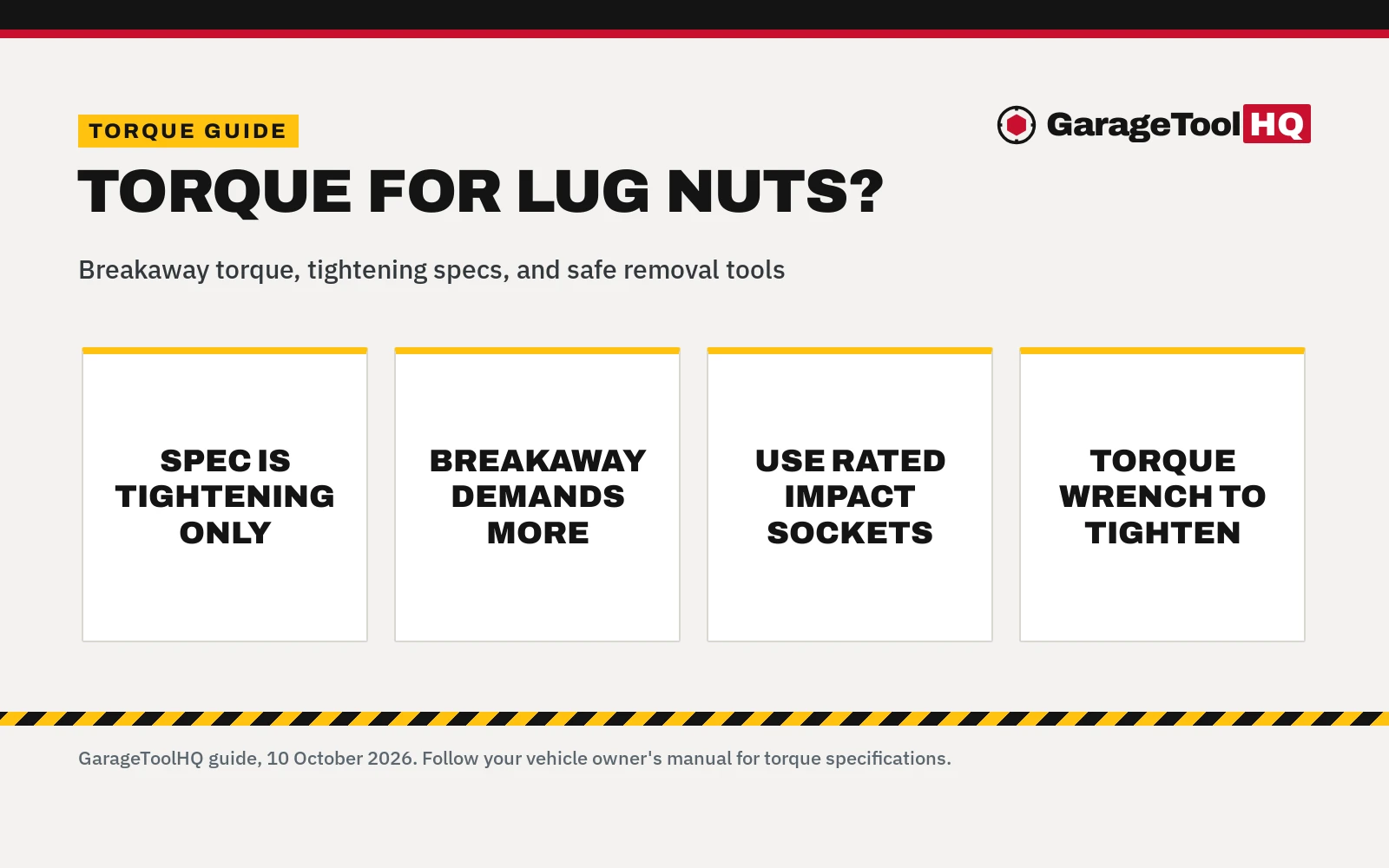 How Much Torque Do You Need to Remove Lug Nuts? What to Know