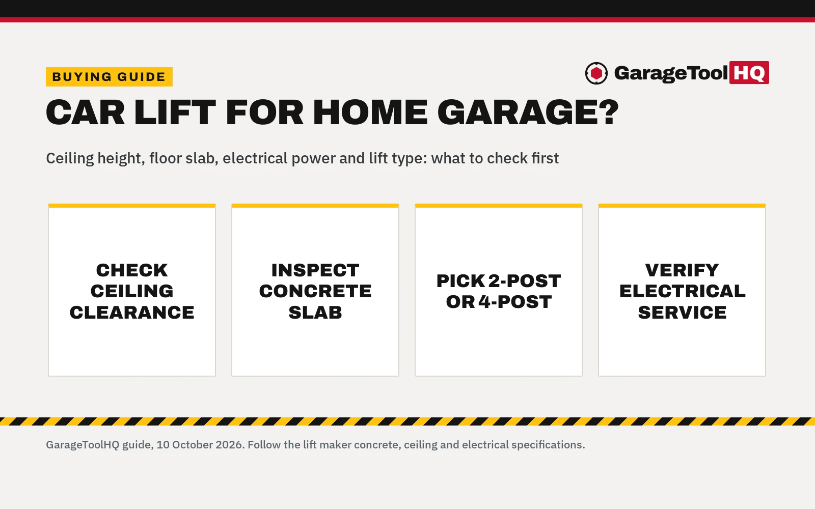 How to Choose a Car Lift for Home Garage: What to Know