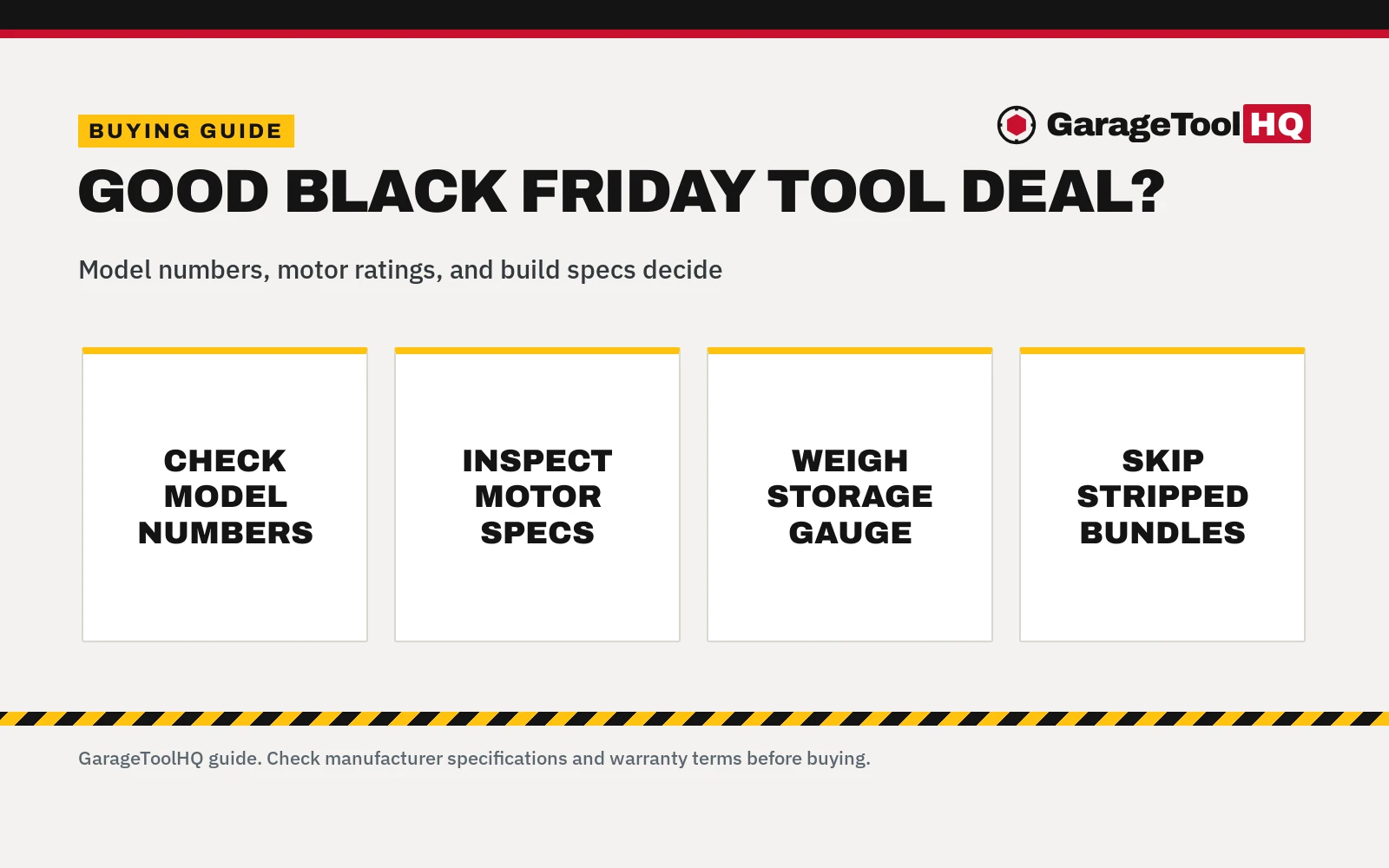 How to Spot a Good Tool Deal on Black Friday