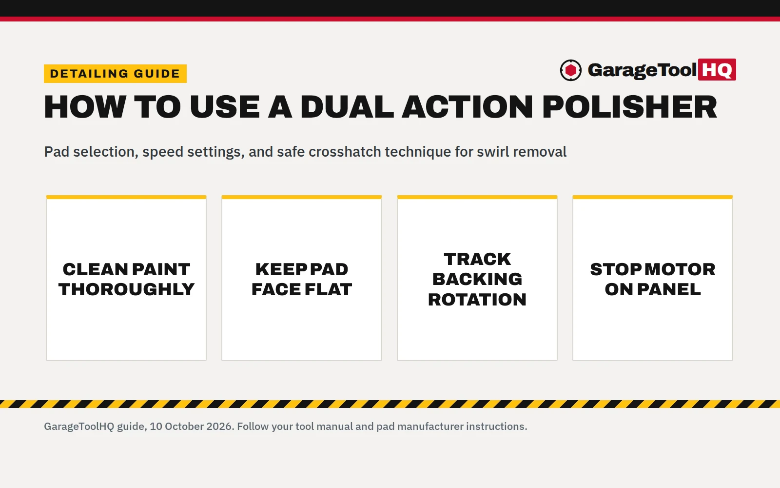 How to Use a Dual Action Polisher: Technique and Setup Guide