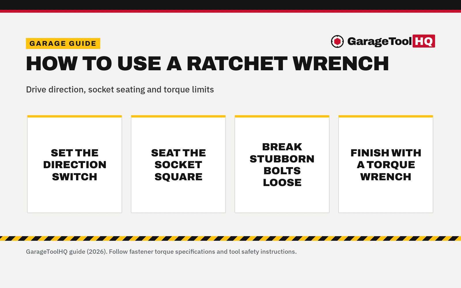 How to Use a Ratchet Wrench: Step-by-Step Garage Guide