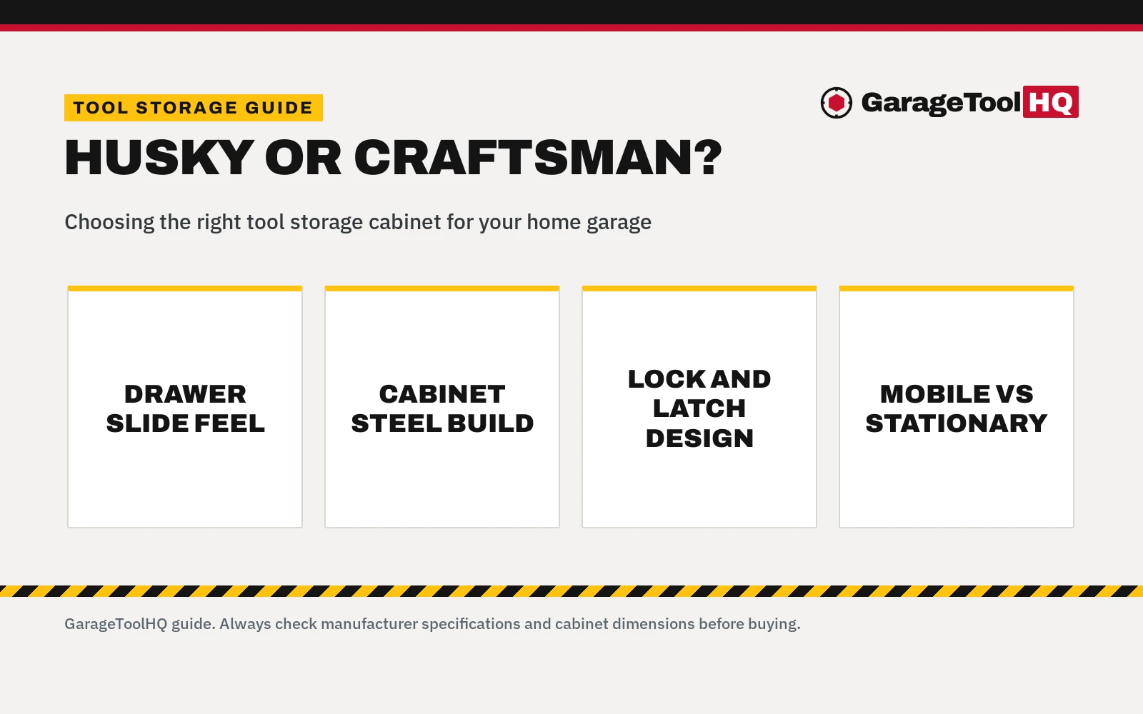 Husky vs Craftsman Tool Chest: Which One Should You Buy?