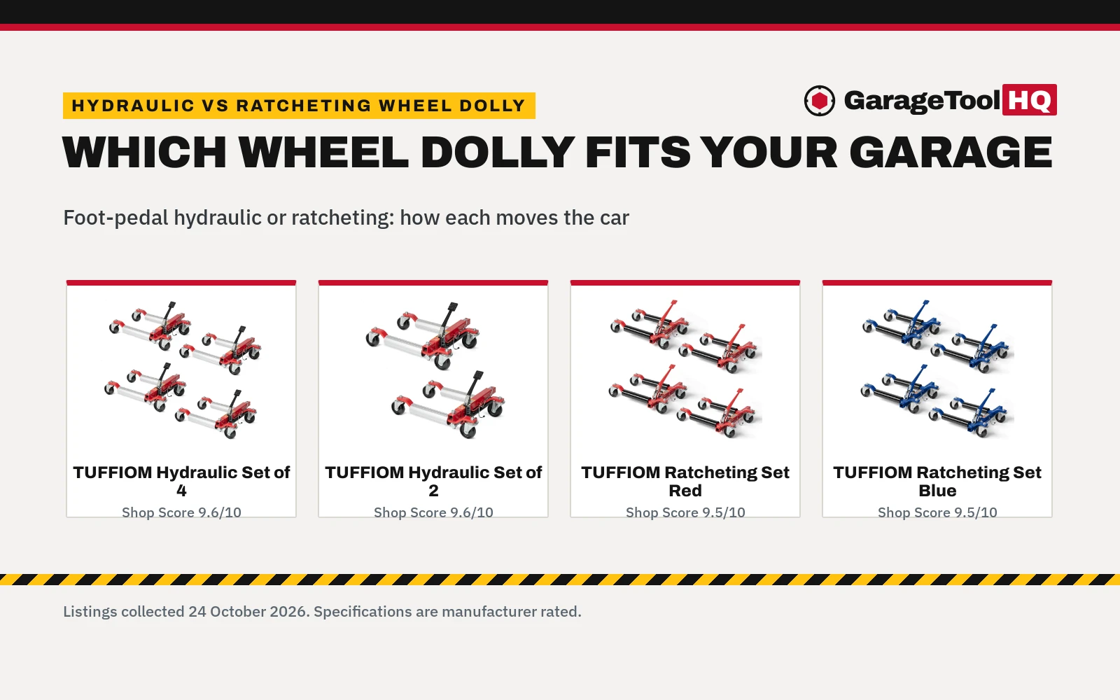 Hydraulic vs Ratcheting Wheel Dolly: Which One Should You Buy?