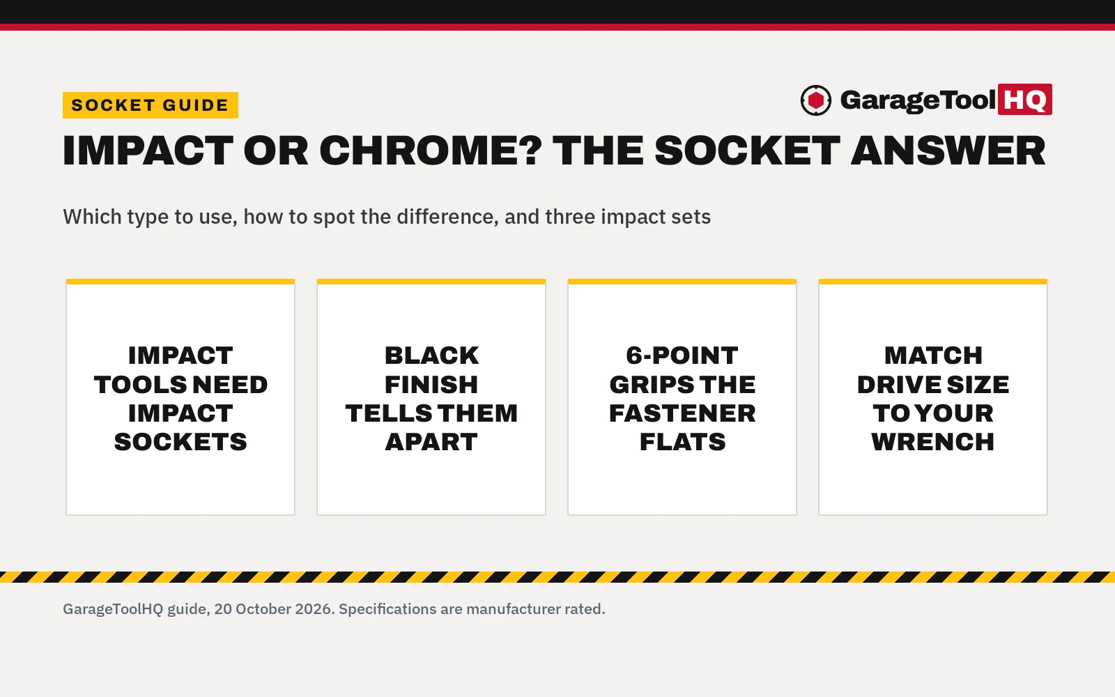 Impact Socket vs Chrome Socket: Which One Should You Buy?