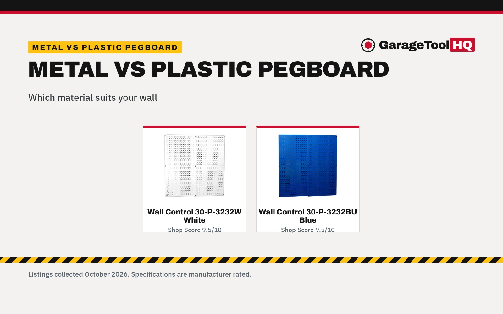 Metal vs Plastic Pegboard: Which One Should You Buy?