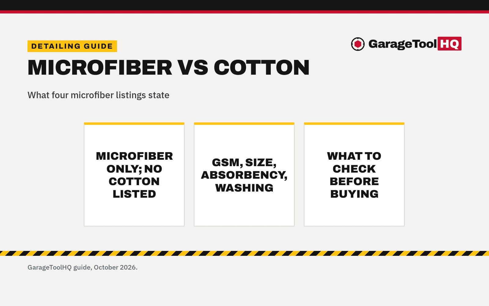Microfiber vs Cotton Car Towels: Which One Should You Buy?