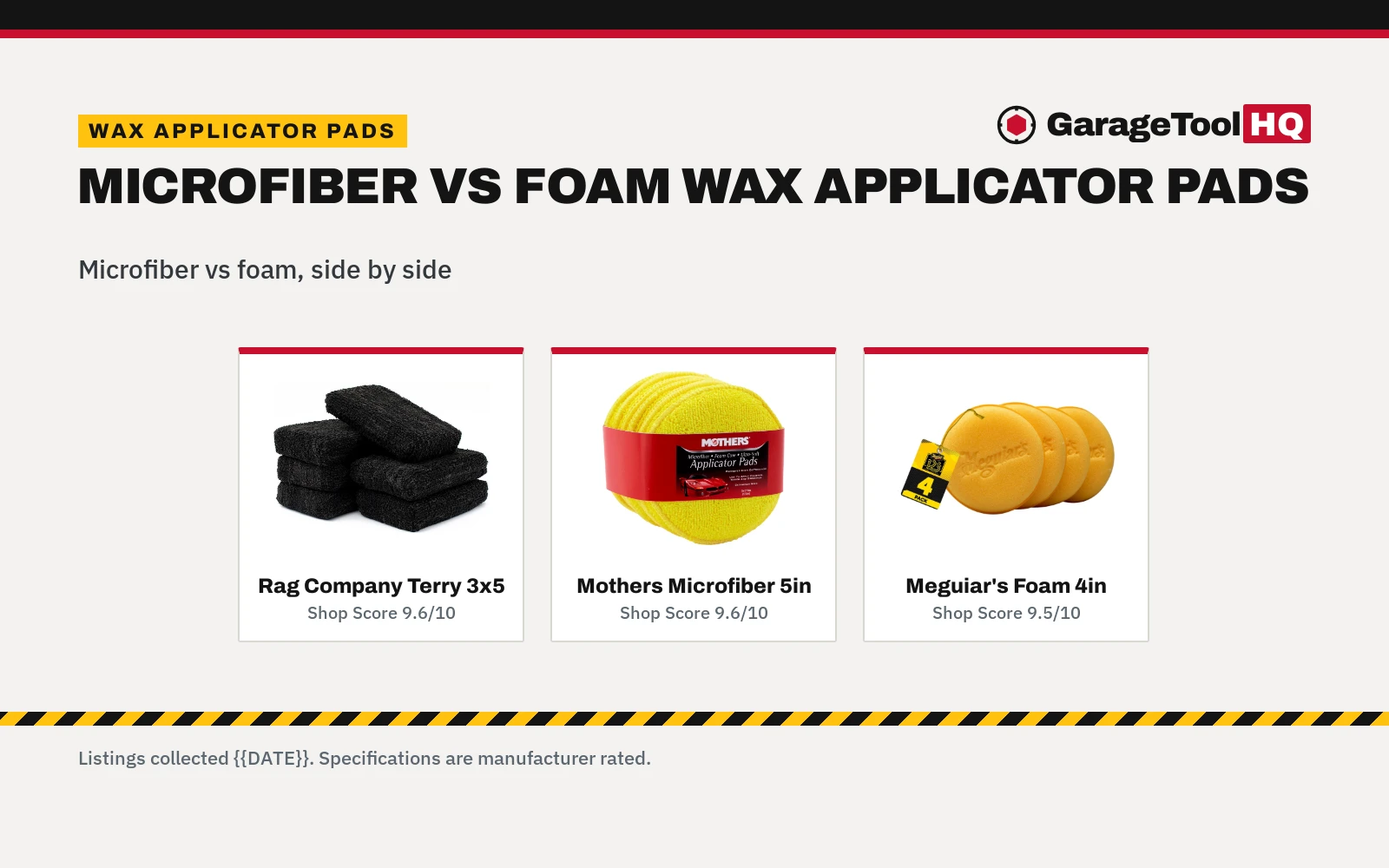 Microfiber vs Foam Wax Applicator Pads: Which to Use?