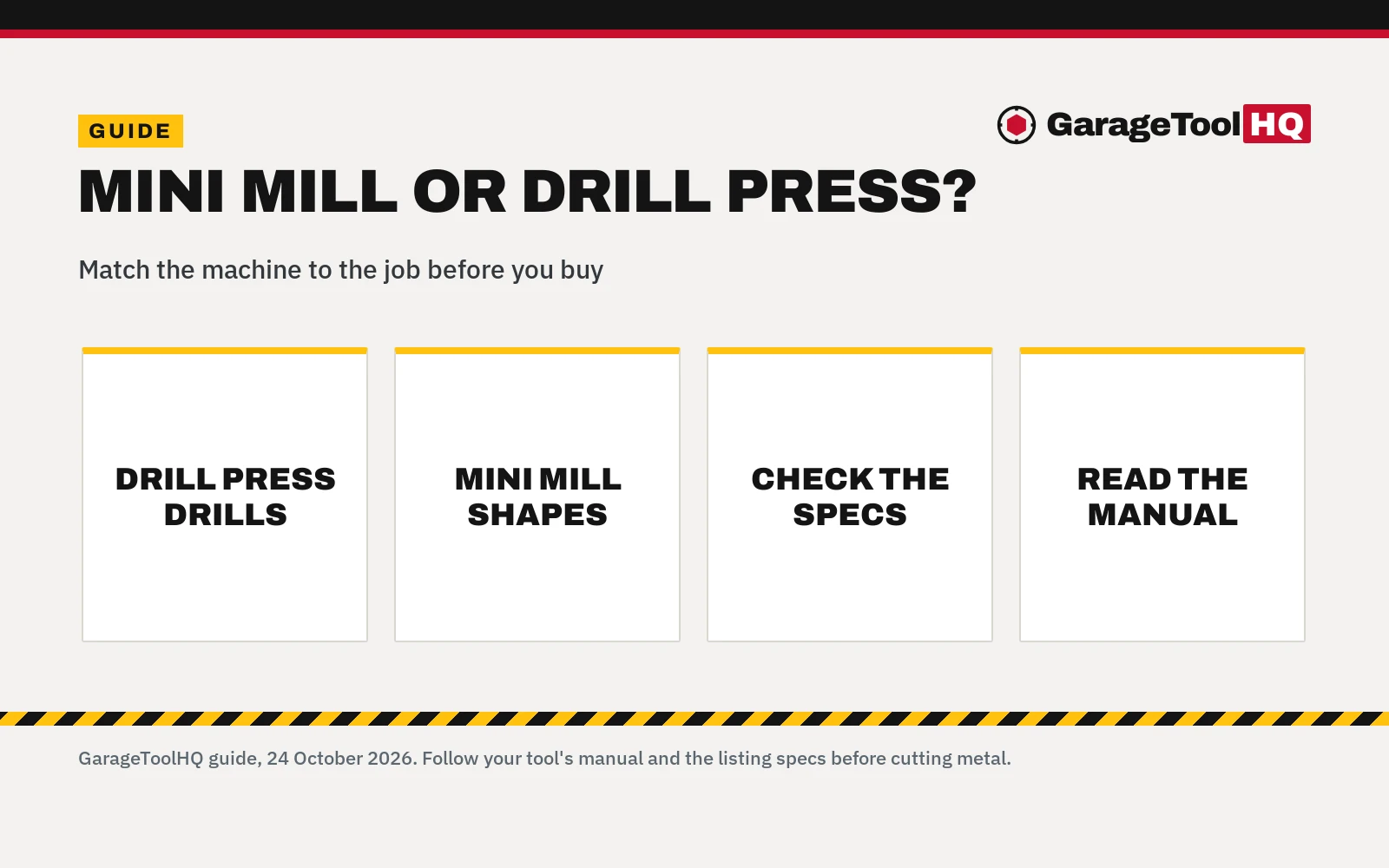 Mini Mill vs Drill Press: Which One Should You Buy?