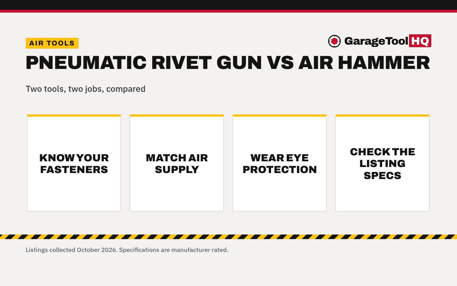 Pneumatic Rivet Gun vs Air Hammer: Which Should You Buy?