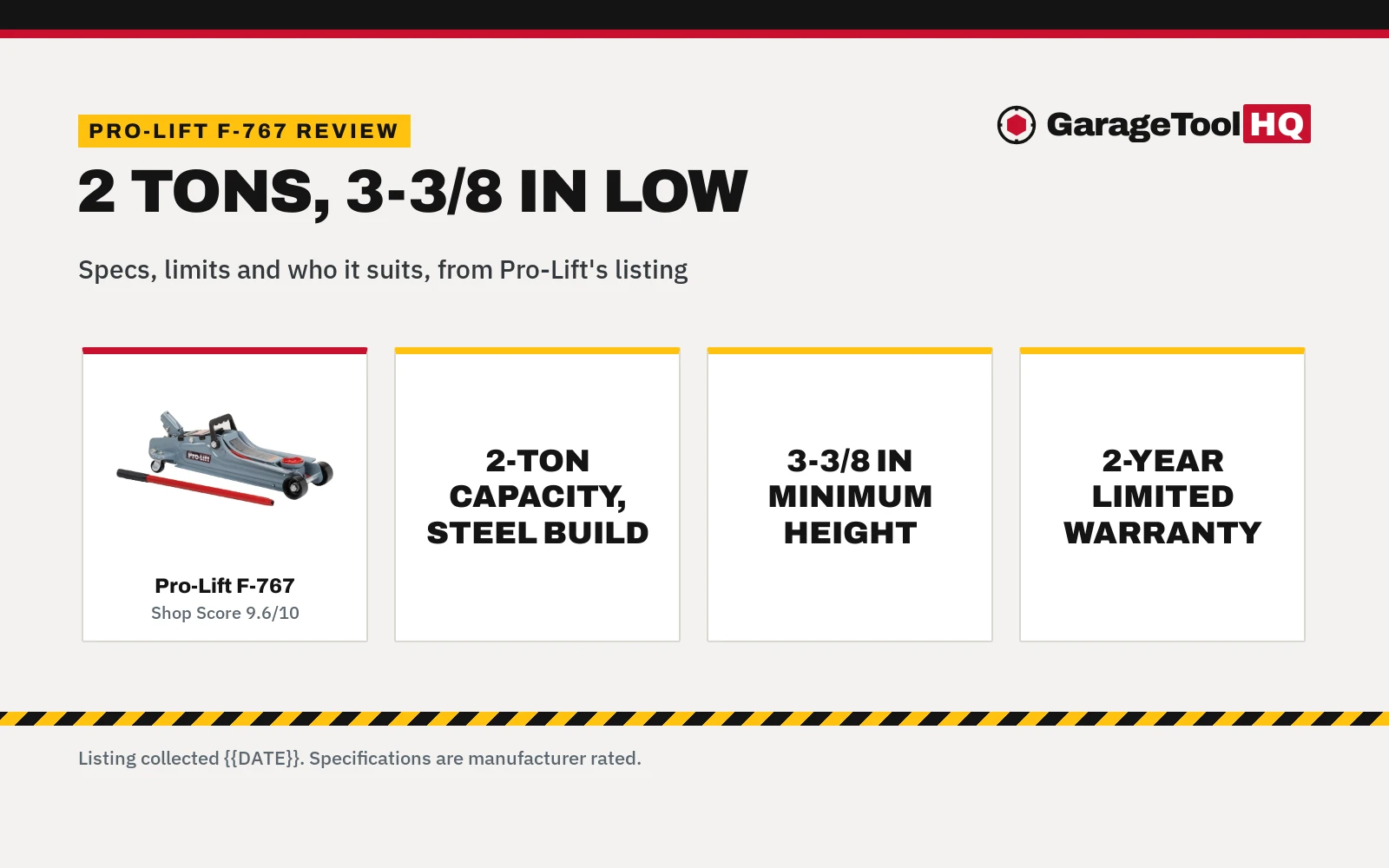 Pro-Lift F-767 Review: Pros, Cons & Who It’s For