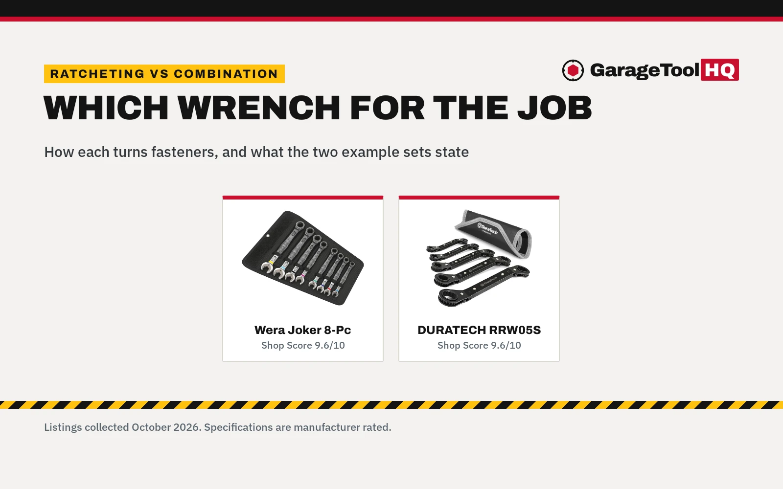 Ratcheting Wrench vs Combination Wrench: Which One Should You Buy?