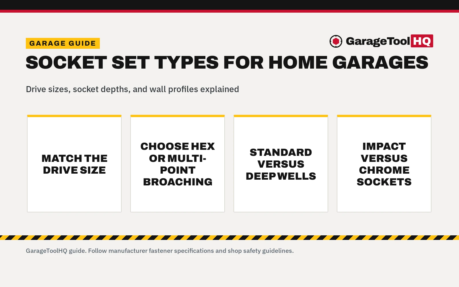 Socket Set Types: Complete Guide for Home Garages