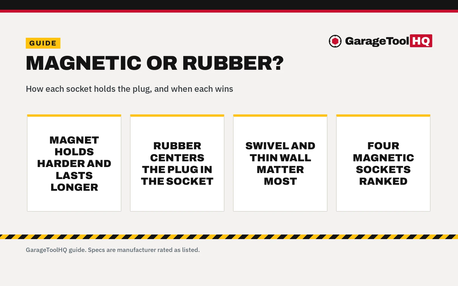 Spark Plug Socket Magnetic vs Rubber: Which Should You Buy? (2026)