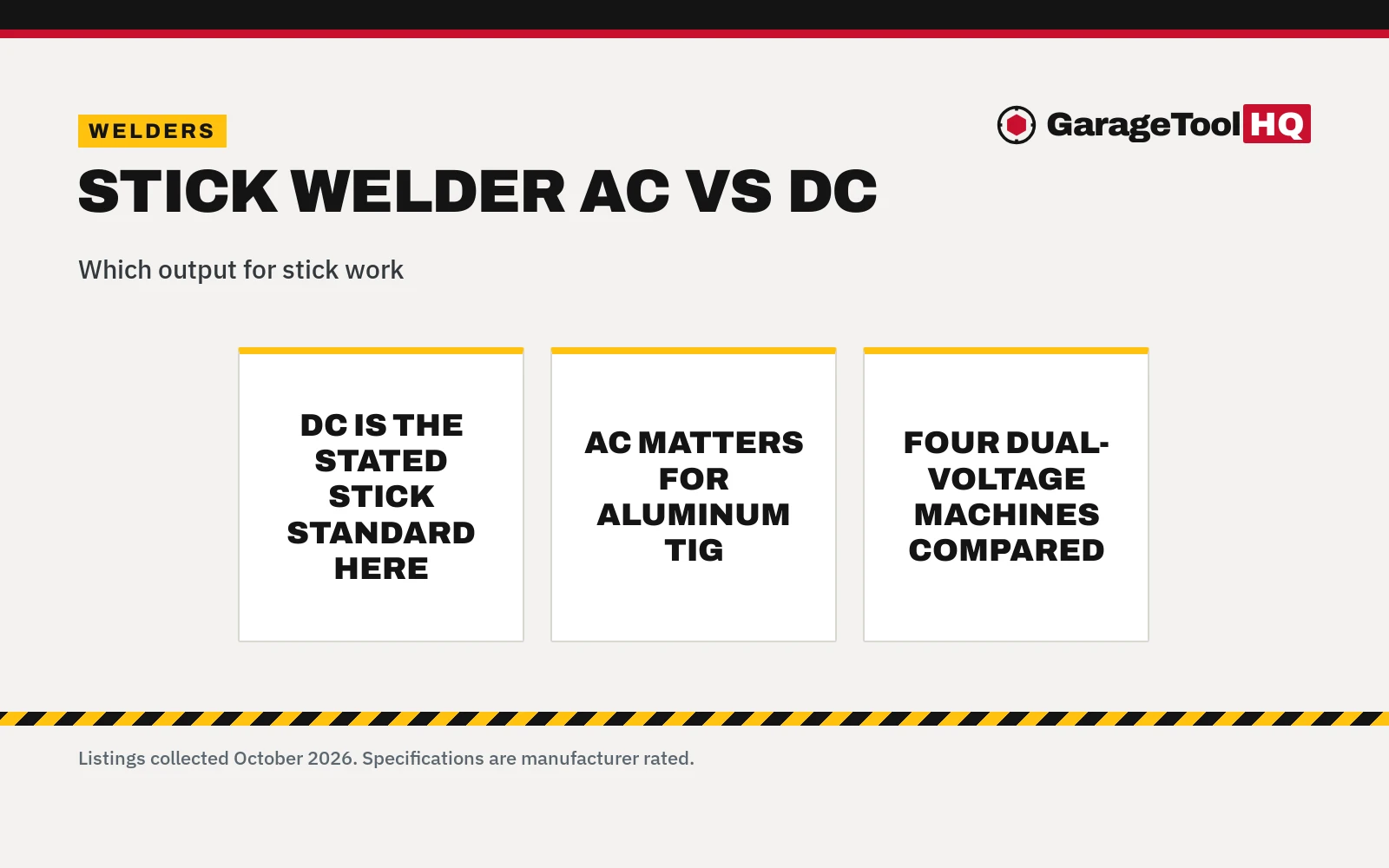 Stick Welder AC vs DC: Which One Should You Buy?
