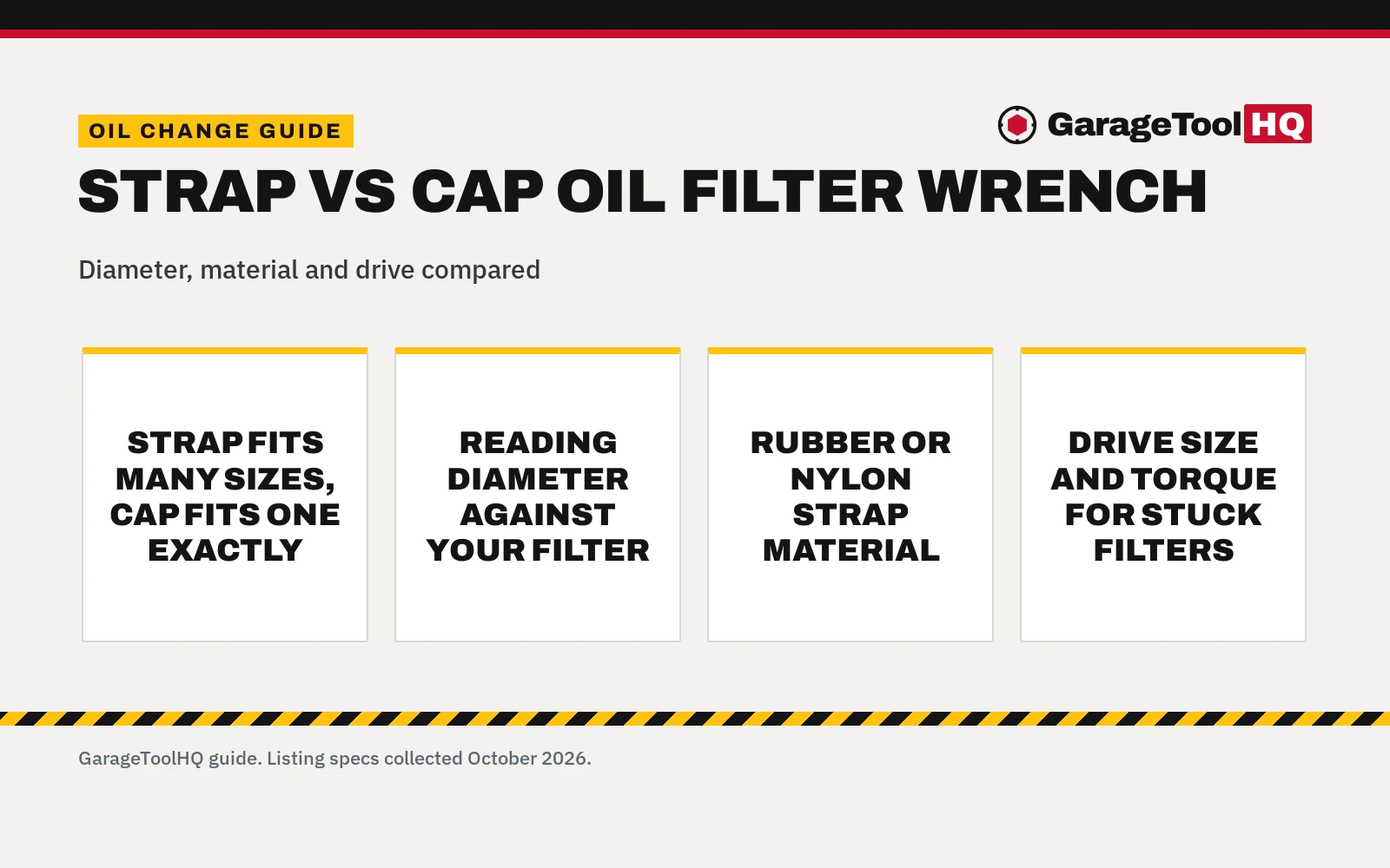 Strap vs Cap Oil Filter Wrench: Which One Should You Buy?