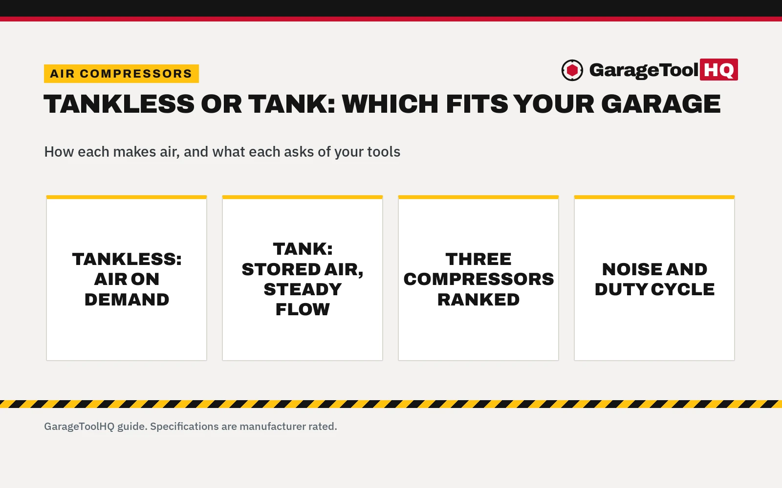 Tankless vs Tank Air Compressor: Which One Should You Buy?