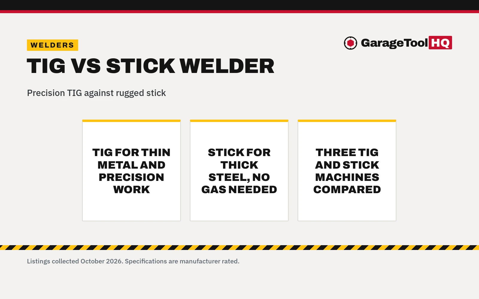 Tig vs Stick Welder: Which One Should You Buy?