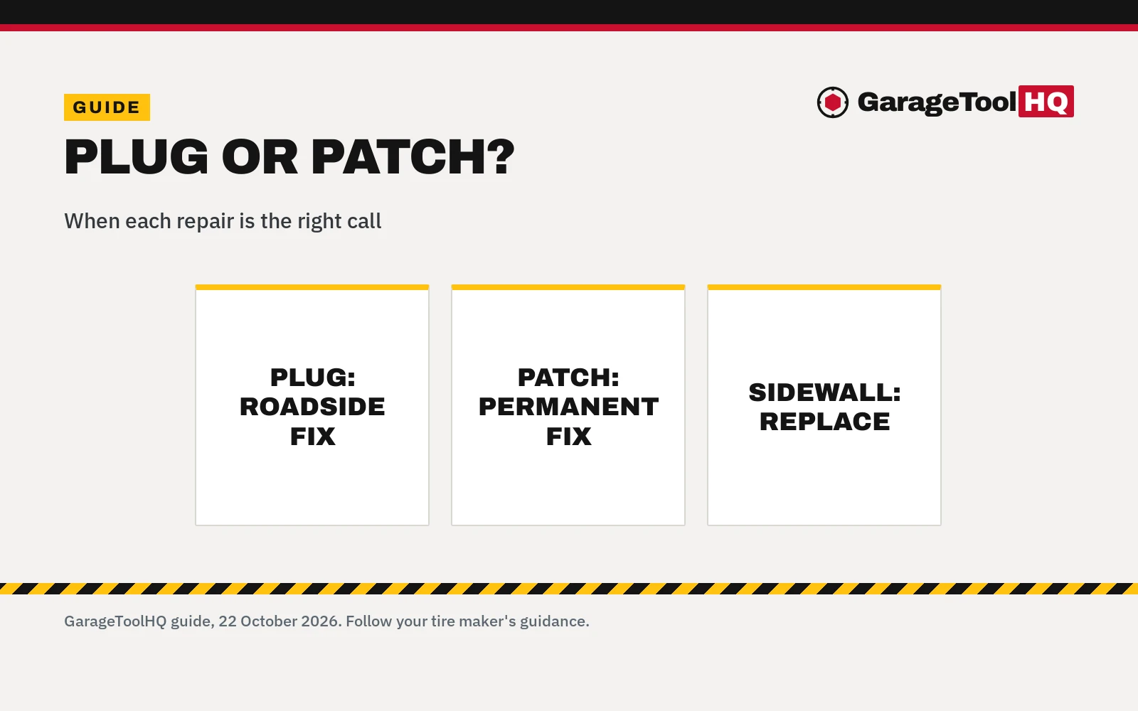 Tire Plug vs Patch Kit