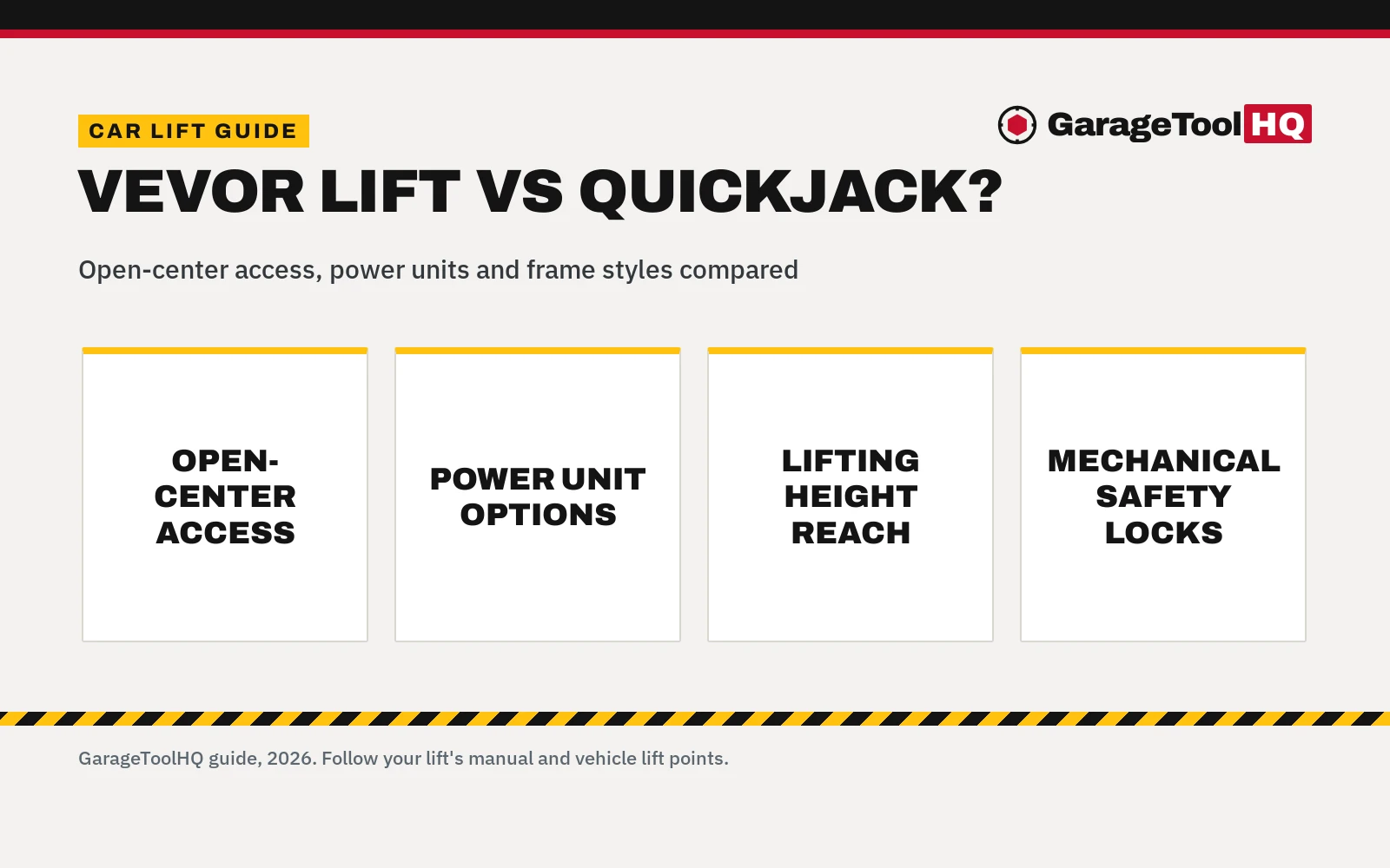 Vevor Portable Car Lift vs Quickjack: Which One Should You Buy?