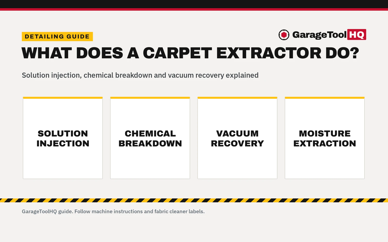 What Does a Carpet Extractor Do? How It Works and What to Know