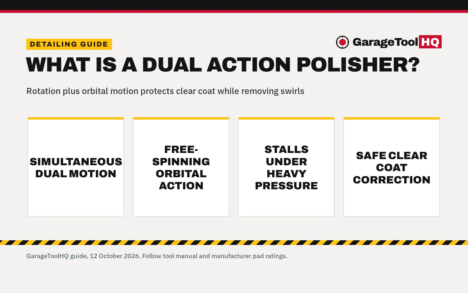 What Does Dual Action Polisher Mean? Mechanism and Guide