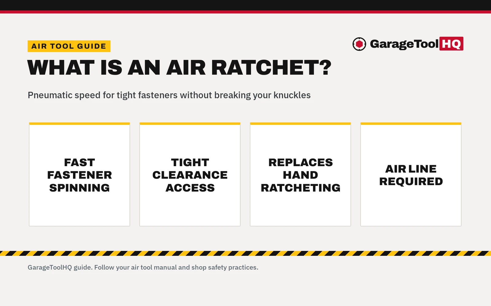 What Is an Air Ratchet? Garage Tool Guide