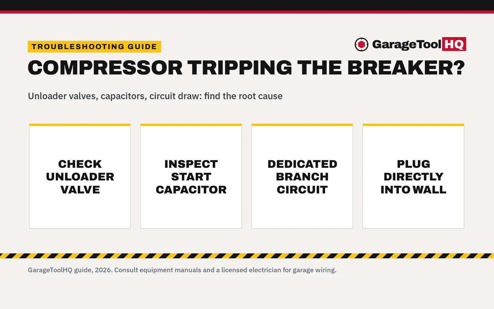 Why Does My Air Compressor Keep Tripping the Breaker?